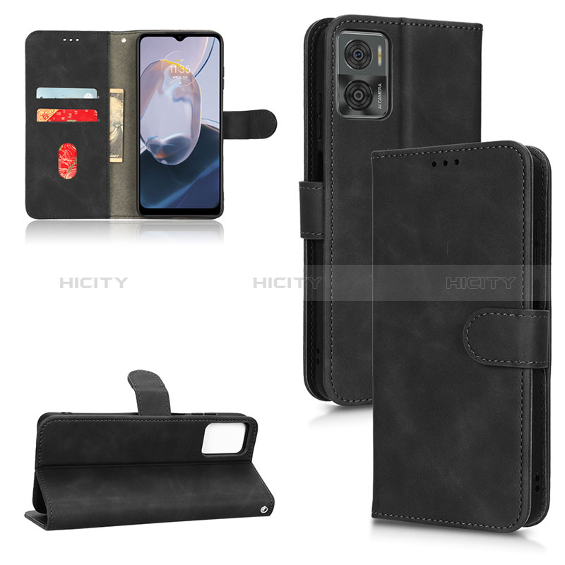 Funda de Cuero Cartera con Soporte Carcasa L01Z para Motorola Moto E22