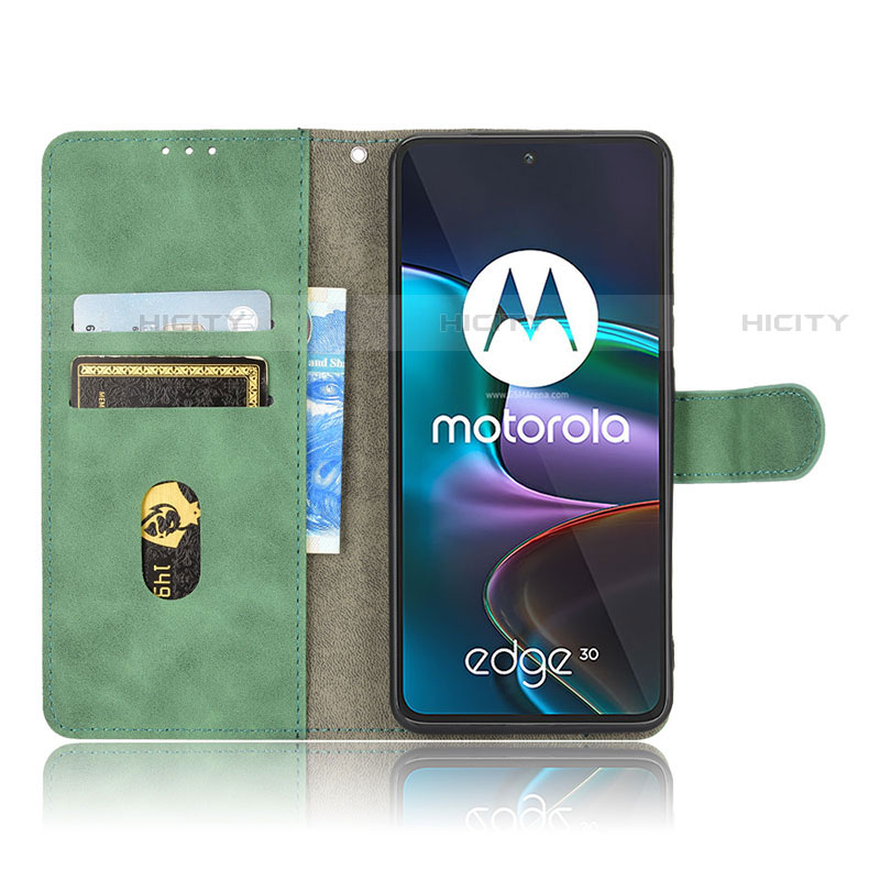 Funda de Cuero Cartera con Soporte Carcasa L01Z para Motorola Moto Edge 30 5G