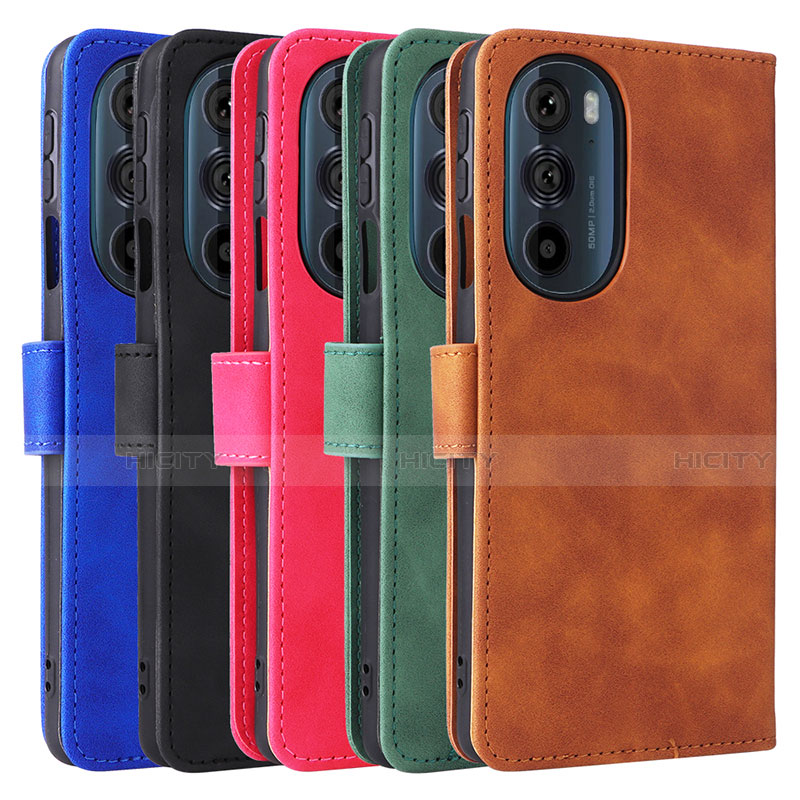 Funda de Cuero Cartera con Soporte Carcasa L01Z para Motorola Moto Edge 30 Pro 5G