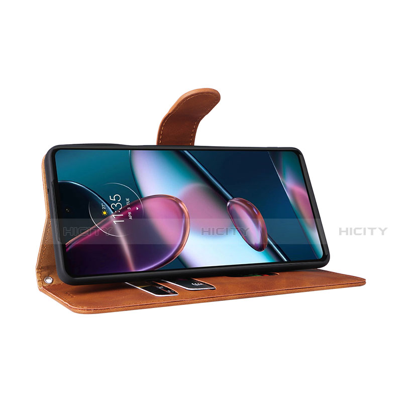 Funda de Cuero Cartera con Soporte Carcasa L01Z para Motorola Moto Edge 30 Pro 5G