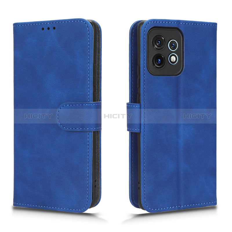 Funda de Cuero Cartera con Soporte Carcasa L01Z para Motorola Moto Edge 40 Pro 5G Azul