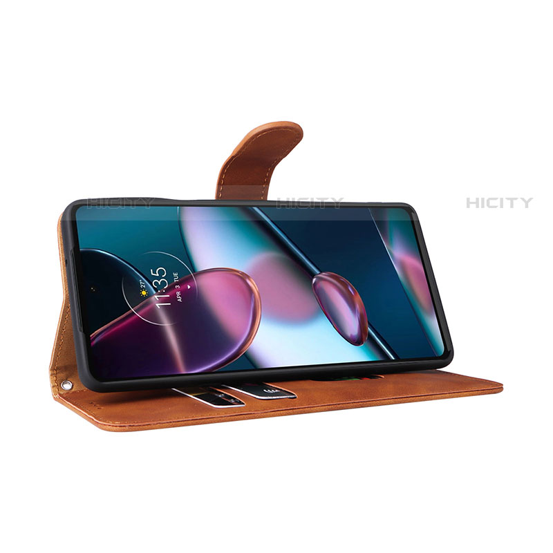 Funda de Cuero Cartera con Soporte Carcasa L01Z para Motorola Moto Edge Plus (2022) 5G