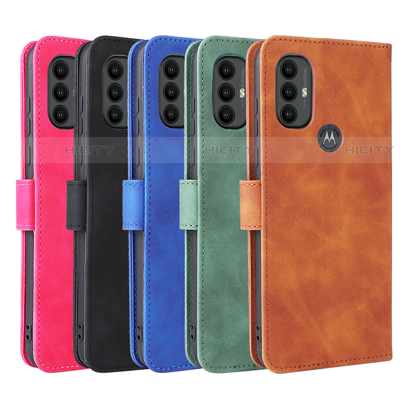 Funda de Cuero Cartera con Soporte Carcasa L01Z para Motorola Moto G Play (2023)