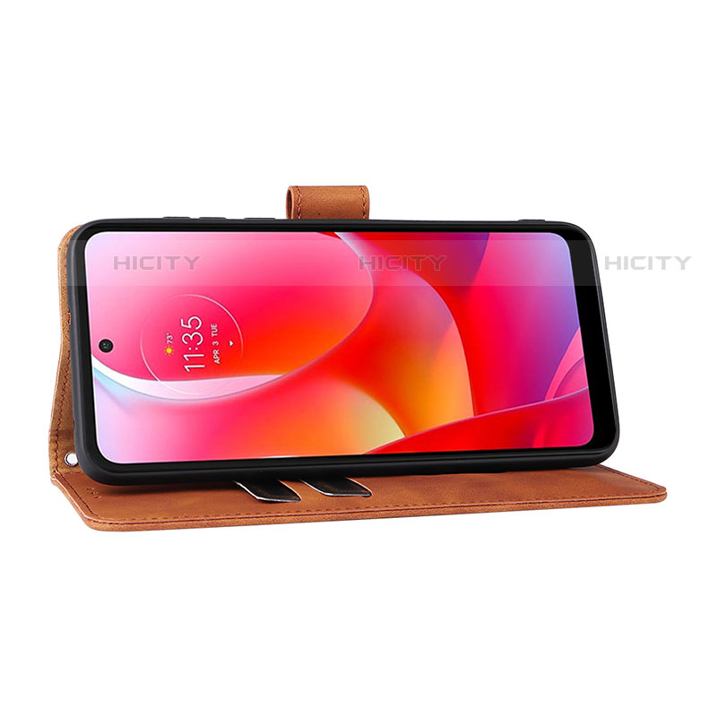 Funda de Cuero Cartera con Soporte Carcasa L01Z para Motorola Moto G Play (2023)