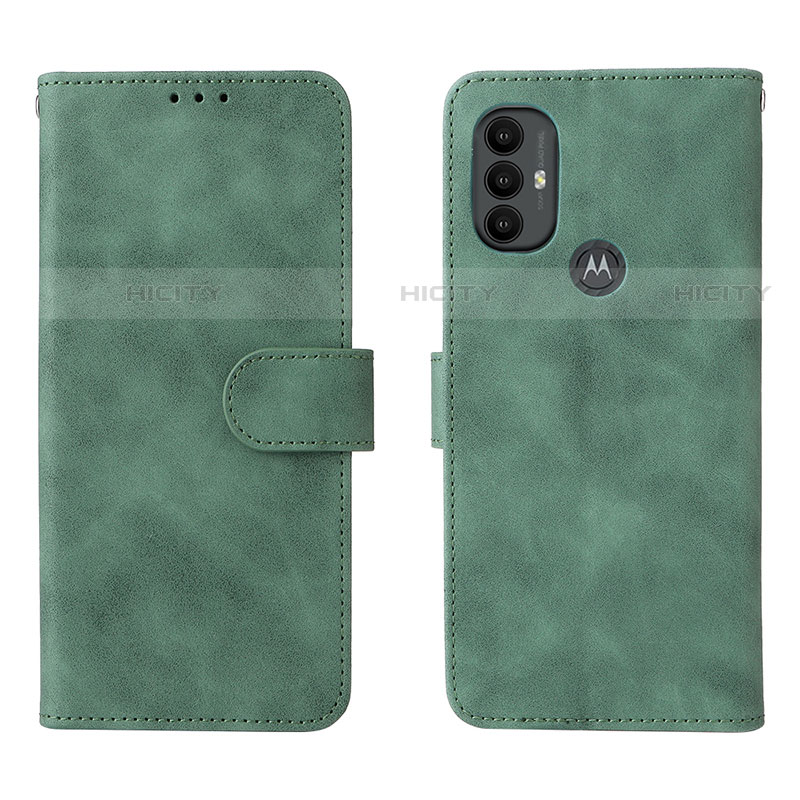 Funda de Cuero Cartera con Soporte Carcasa L01Z para Motorola Moto G Play Gen 2