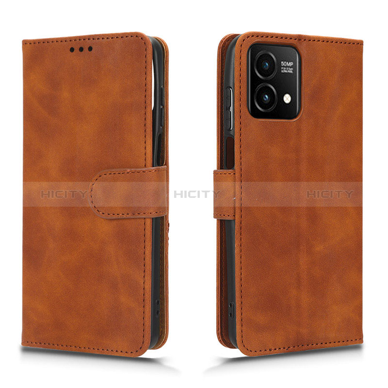 Funda de Cuero Cartera con Soporte Carcasa L01Z para Motorola Moto G Stylus (2023) 4G Marron