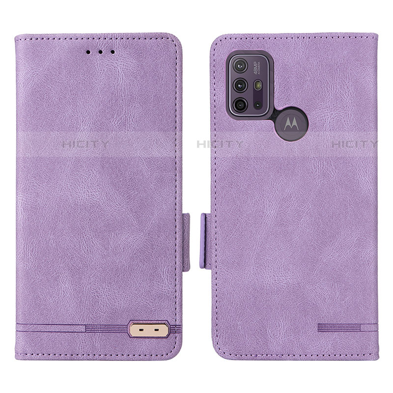 Funda de Cuero Cartera con Soporte Carcasa L01Z para Motorola Moto G10