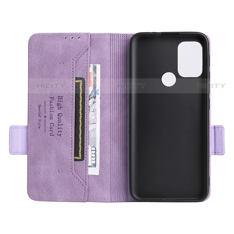 Funda de Cuero Cartera con Soporte Carcasa L01Z para Motorola Moto G10