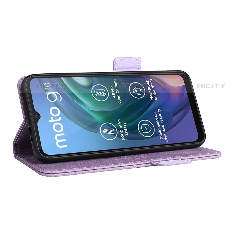 Funda de Cuero Cartera con Soporte Carcasa L01Z para Motorola Moto G30