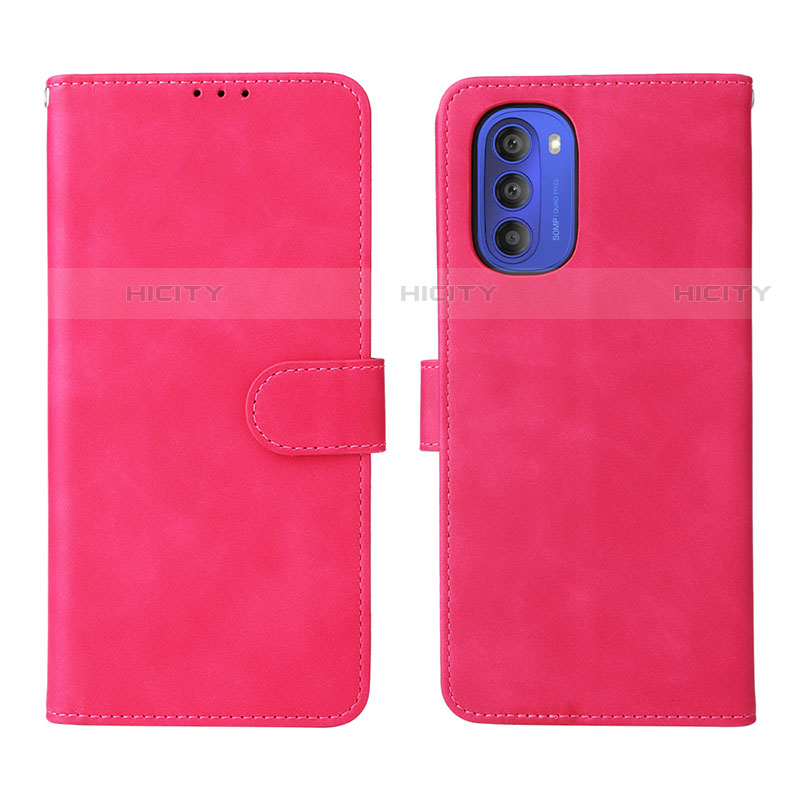 Funda de Cuero Cartera con Soporte Carcasa L01Z para Motorola Moto G51 5G