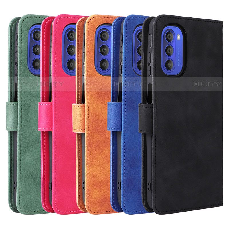 Funda de Cuero Cartera con Soporte Carcasa L01Z para Motorola Moto G51 5G