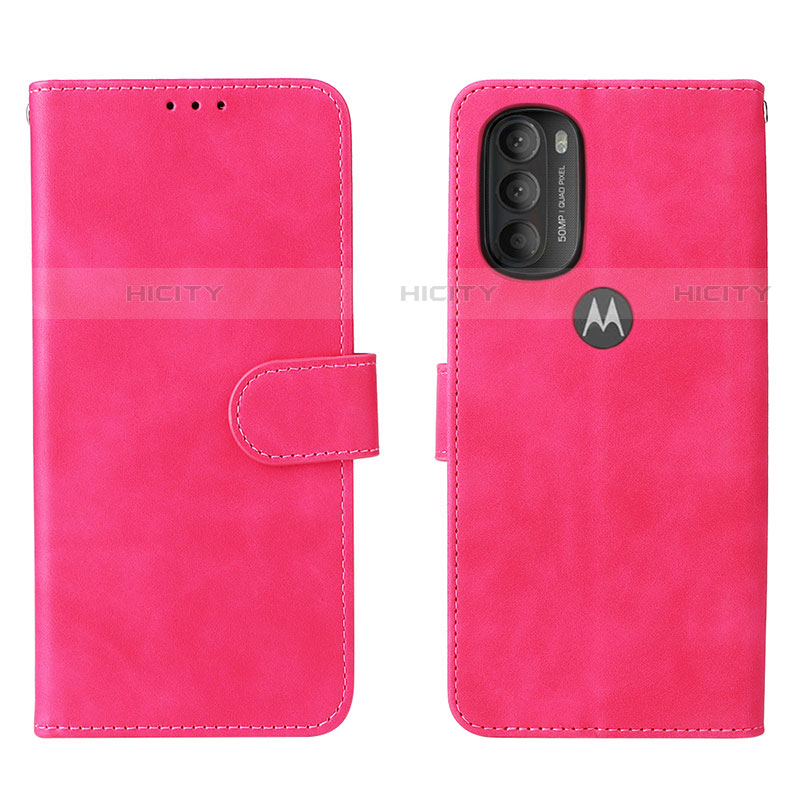 Funda de Cuero Cartera con Soporte Carcasa L01Z para Motorola Moto G71 5G