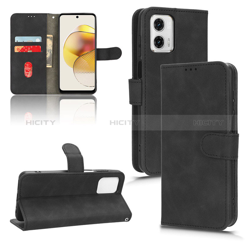 Funda de Cuero Cartera con Soporte Carcasa L01Z para Motorola Moto G73 5G