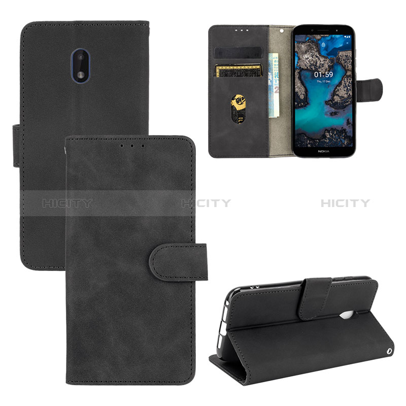 Funda de Cuero Cartera con Soporte Carcasa L01Z para Nokia C01 Plus