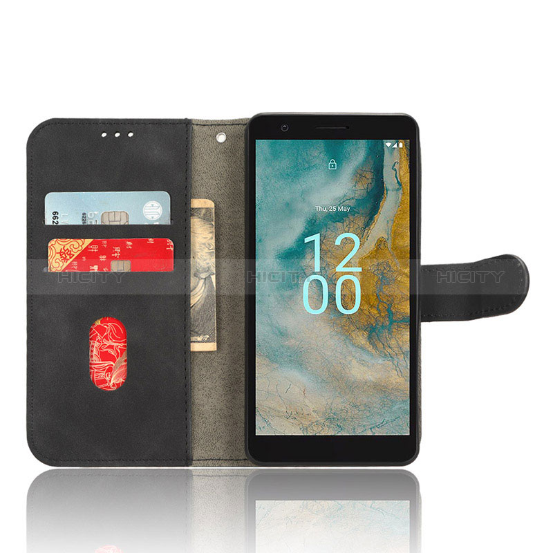 Funda de Cuero Cartera con Soporte Carcasa L01Z para Nokia C02