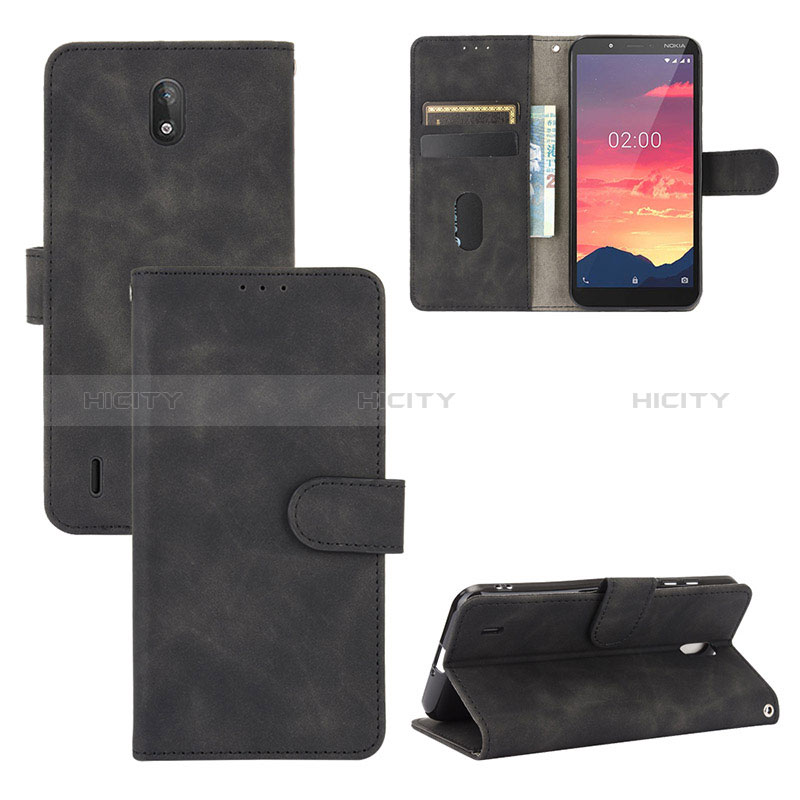 Funda de Cuero Cartera con Soporte Carcasa L01Z para Nokia C2