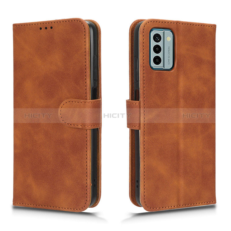 Funda de Cuero Cartera con Soporte Carcasa L01Z para Nokia G22 Marron