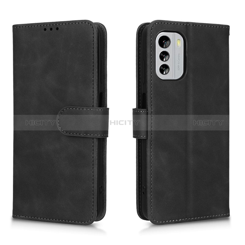 Funda de Cuero Cartera con Soporte Carcasa L01Z para Nokia G60 5G Negro