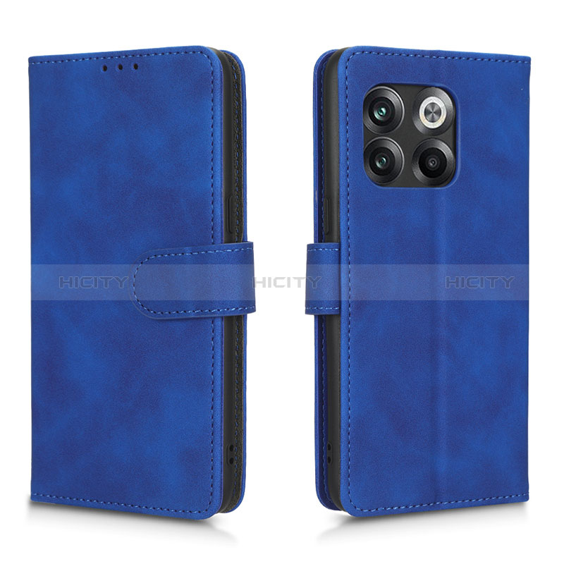 Funda de Cuero Cartera con Soporte Carcasa L01Z para OnePlus 10T 5G Azul