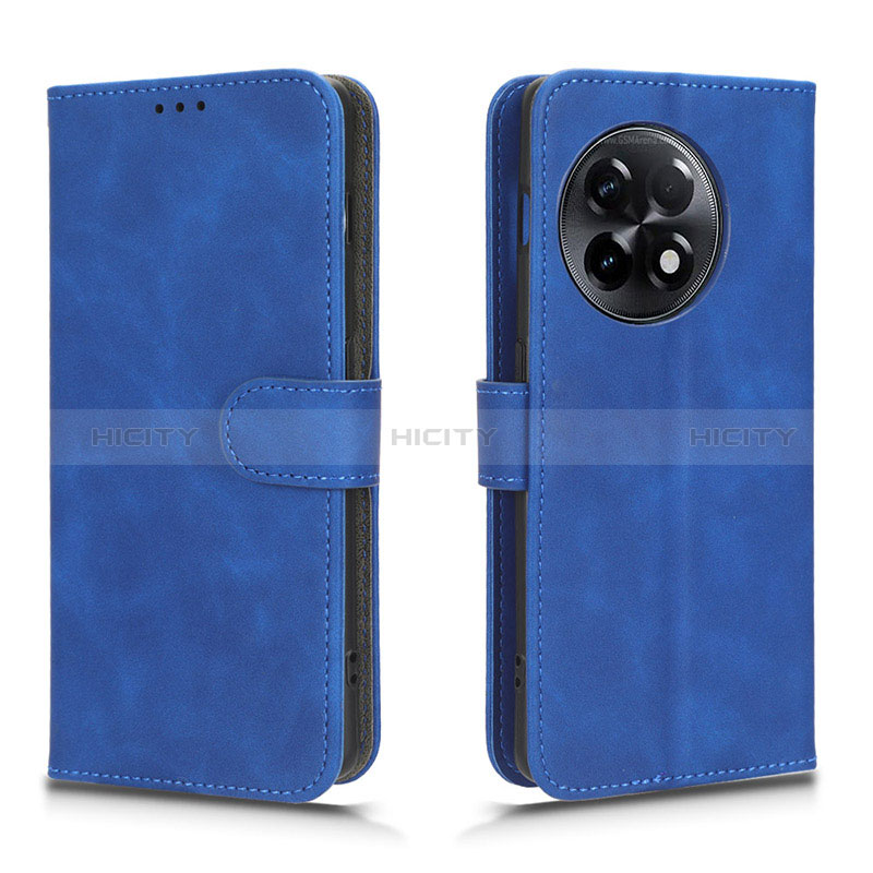 Funda de Cuero Cartera con Soporte Carcasa L01Z para OnePlus Ace 2 5G Azul