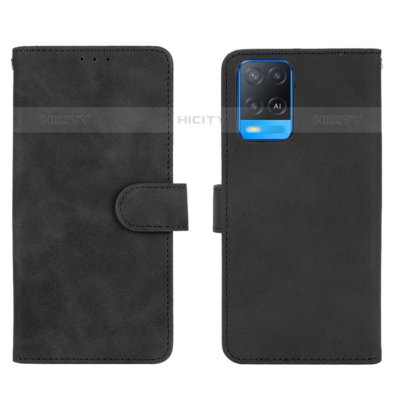 Funda de Cuero Cartera con Soporte Carcasa L01Z para Oppo A54 4G