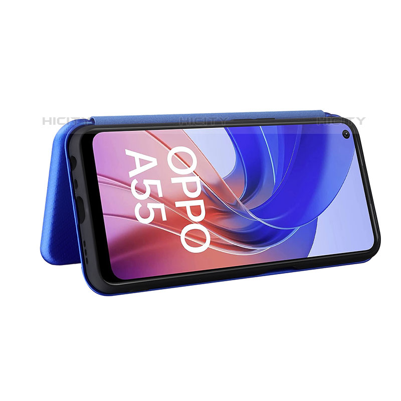 Funda de Cuero Cartera con Soporte Carcasa L01Z para Oppo A55 4G