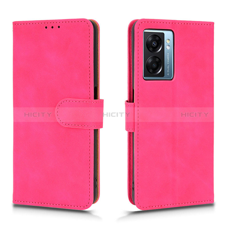 Funda de Cuero Cartera con Soporte Carcasa L01Z para Oppo A57 5G