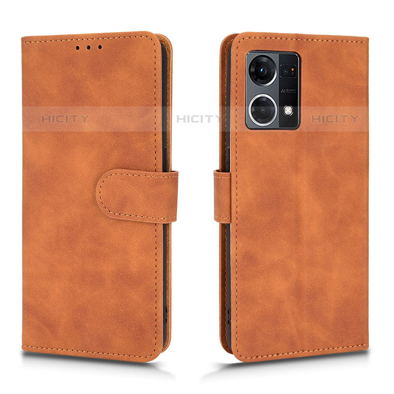 Funda de Cuero Cartera con Soporte Carcasa L01Z para Oppo F21 Pro 4G