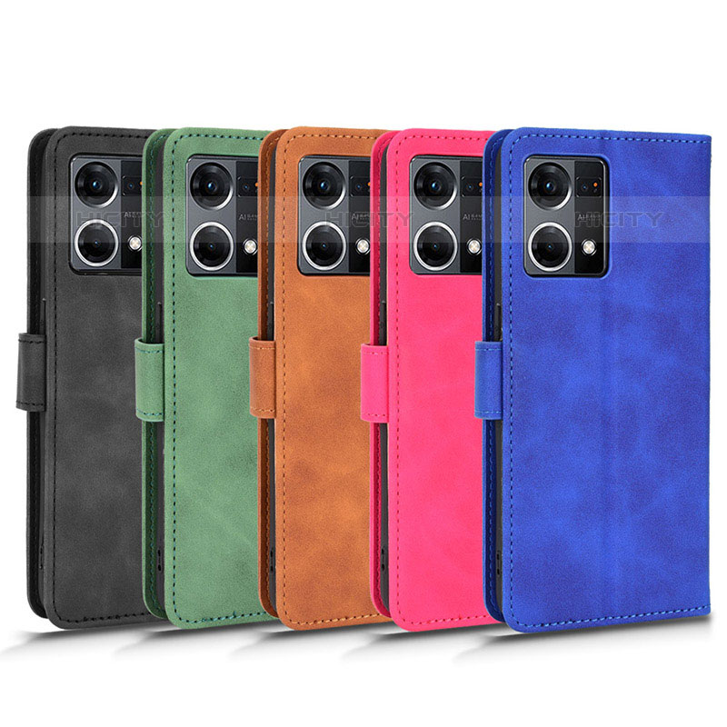 Funda de Cuero Cartera con Soporte Carcasa L01Z para Oppo F21 Pro 4G