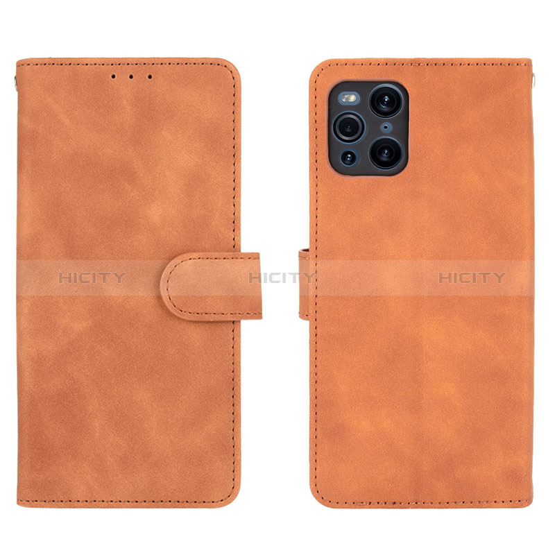 Funda de Cuero Cartera con Soporte Carcasa L01Z para Oppo Find X3 5G