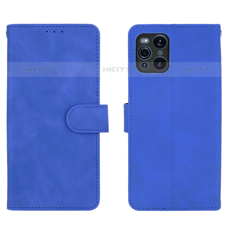 Funda de Cuero Cartera con Soporte Carcasa L01Z para Oppo Find X3 Pro 5G