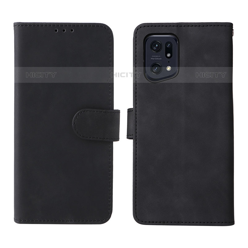 Funda de Cuero Cartera con Soporte Carcasa L01Z para Oppo Find X5 Pro 5G