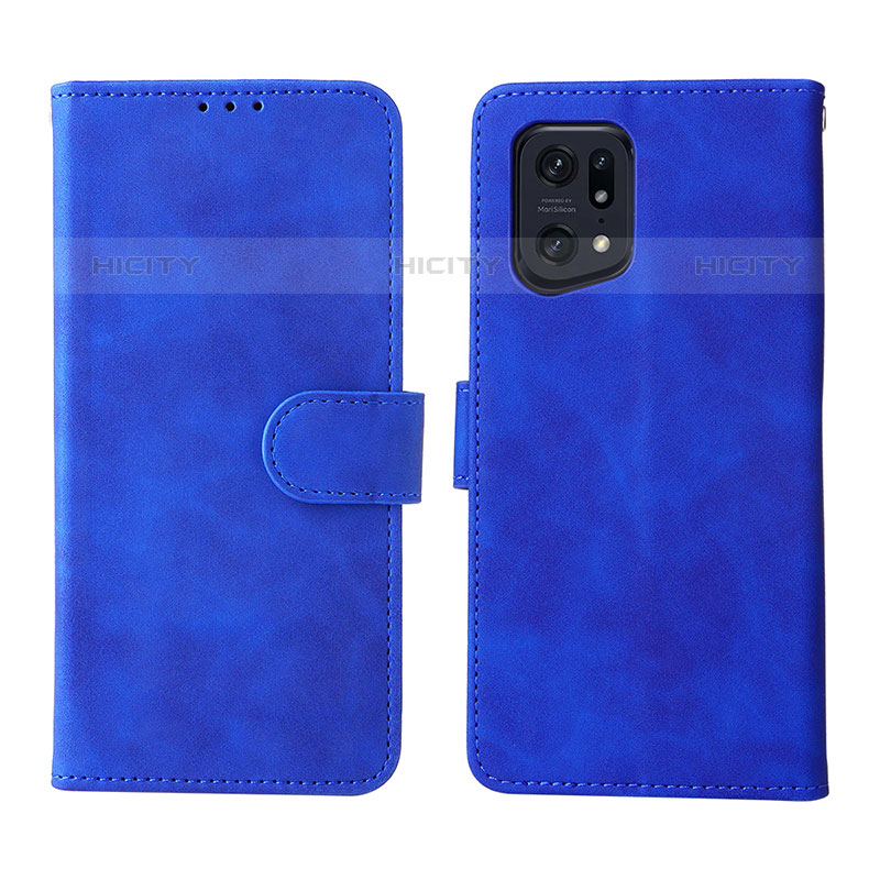 Funda de Cuero Cartera con Soporte Carcasa L01Z para Oppo Find X5 Pro 5G