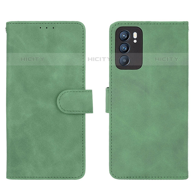 Funda de Cuero Cartera con Soporte Carcasa L01Z para Oppo Reno6 5G