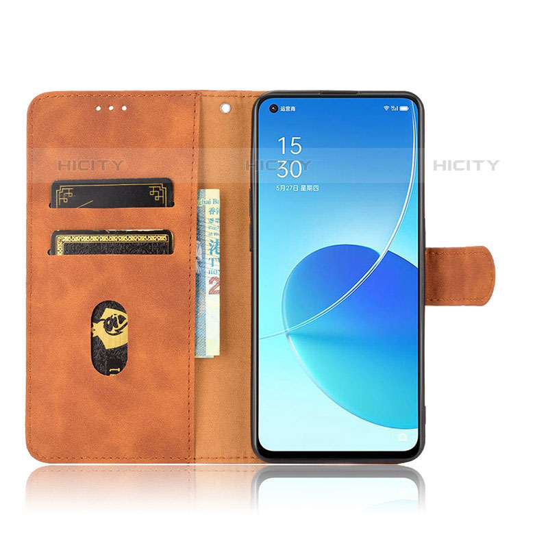 Funda de Cuero Cartera con Soporte Carcasa L01Z para Oppo Reno6 5G