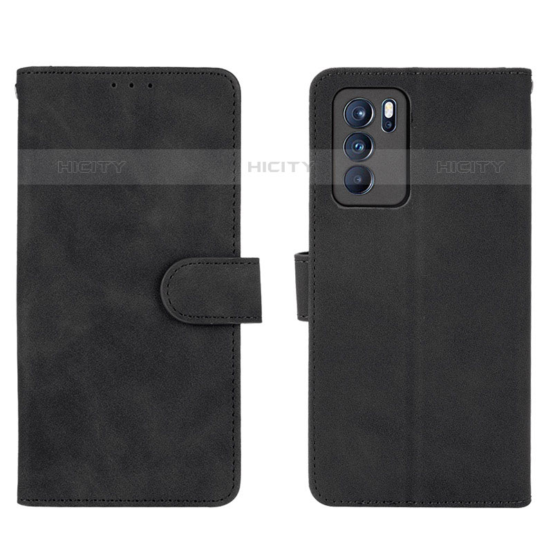 Funda de Cuero Cartera con Soporte Carcasa L01Z para Oppo Reno6 Pro 5G India