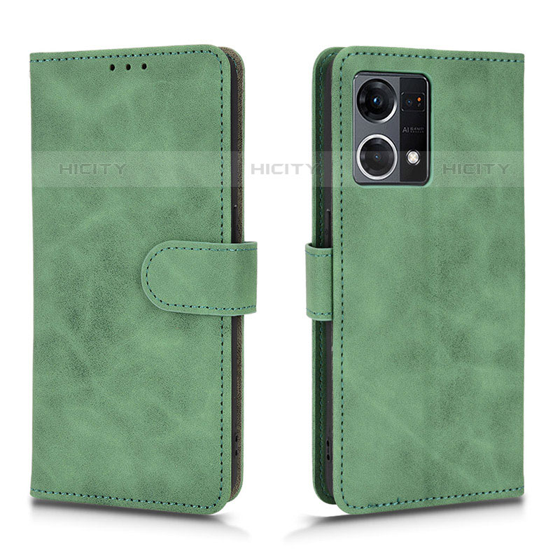 Funda de Cuero Cartera con Soporte Carcasa L01Z para Oppo Reno8 4G