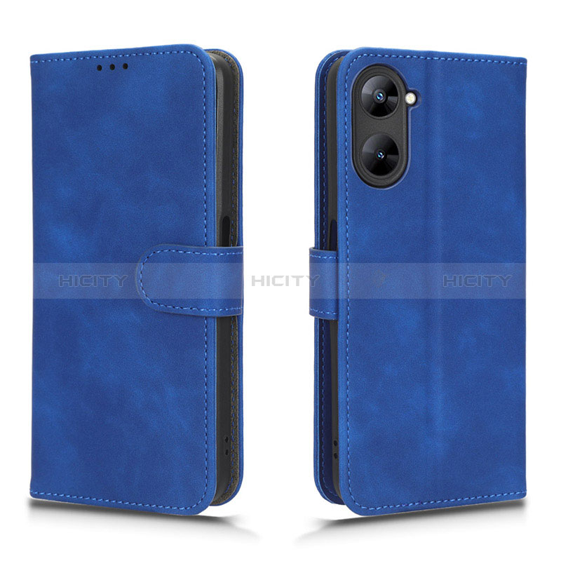 Funda de Cuero Cartera con Soporte Carcasa L01Z para Realme 10S 5G Azul