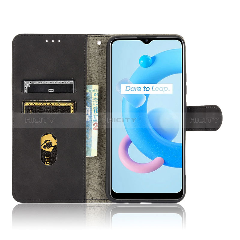 Funda de Cuero Cartera con Soporte Carcasa L01Z para Realme C11 (2021)