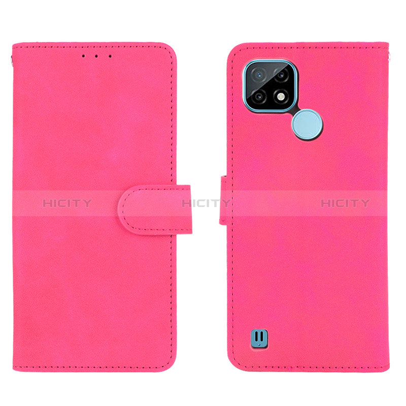 Funda de Cuero Cartera con Soporte Carcasa L01Z para Realme C21