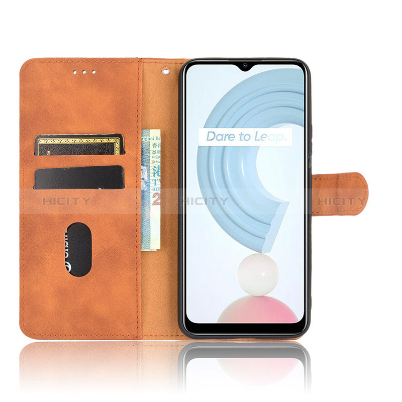 Funda de Cuero Cartera con Soporte Carcasa L01Z para Realme C21