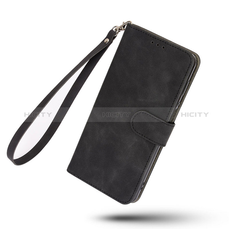 Funda de Cuero Cartera con Soporte Carcasa L01Z para Realme C21Y Negro