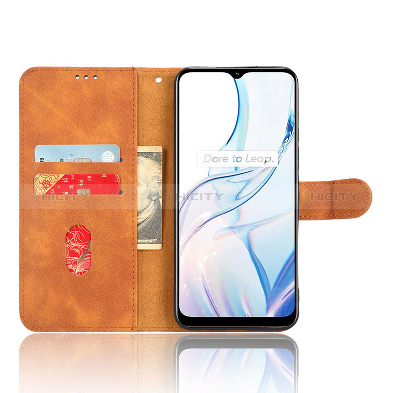 Funda de Cuero Cartera con Soporte Carcasa L01Z para Realme C30s