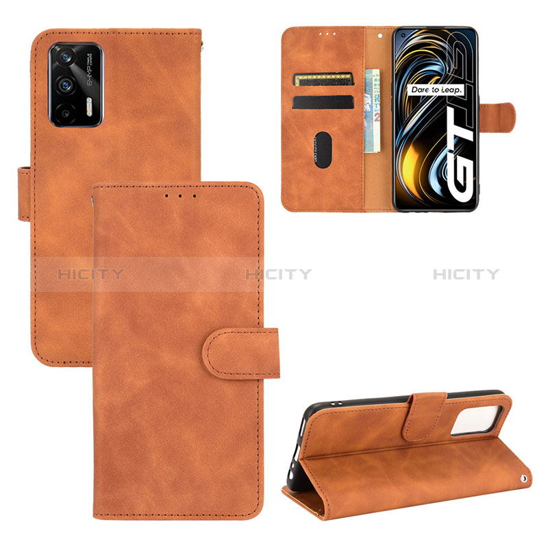 Funda de Cuero Cartera con Soporte Carcasa L01Z para Realme Q3 Pro 5G