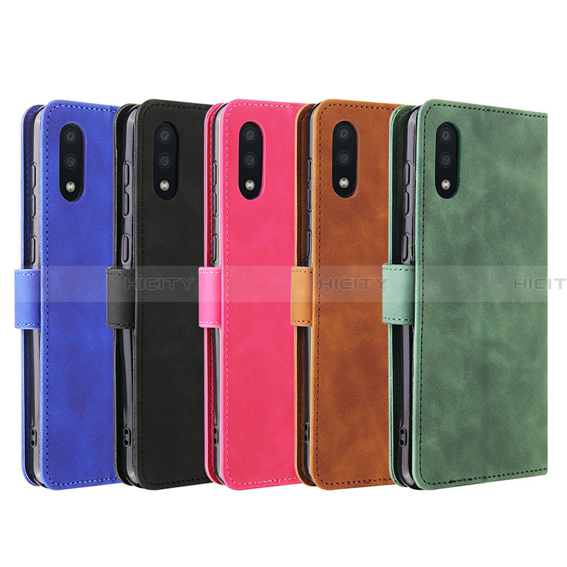 Funda de Cuero Cartera con Soporte Carcasa L01Z para Samsung Galaxy A02