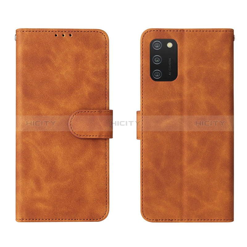 Funda de Cuero Cartera con Soporte Carcasa L01Z para Samsung Galaxy A02s