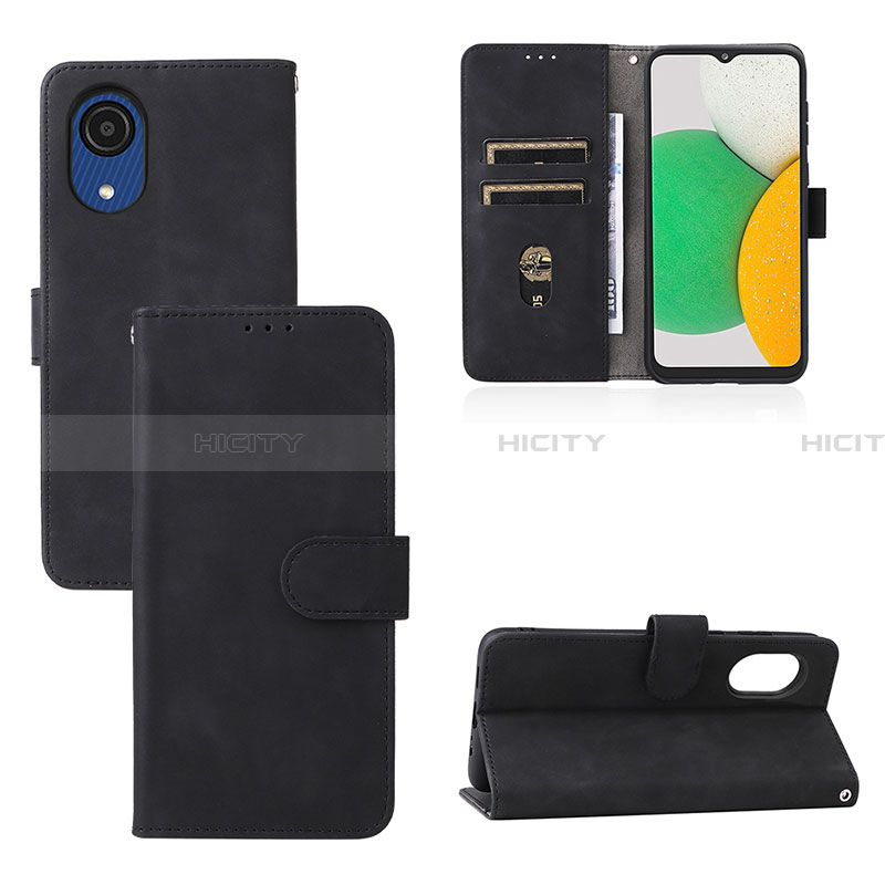 Funda de Cuero Cartera con Soporte Carcasa L01Z para Samsung Galaxy A03 Core