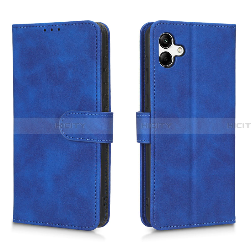 Funda de Cuero Cartera con Soporte Carcasa L01Z para Samsung Galaxy A04 4G Azul