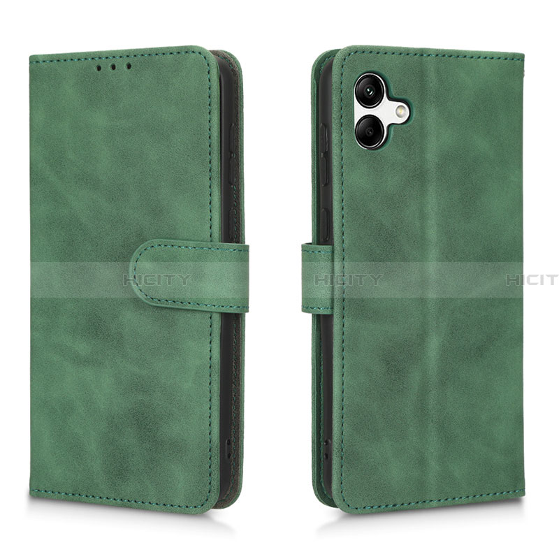 Funda de Cuero Cartera con Soporte Carcasa L01Z para Samsung Galaxy A04 4G Verde