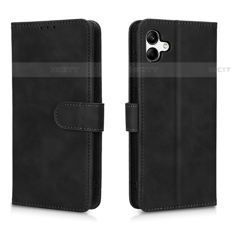 Funda de Cuero Cartera con Soporte Carcasa L01Z para Samsung Galaxy A04E Negro